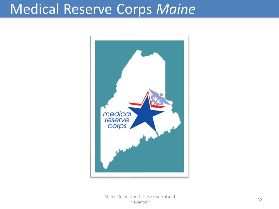 JOIN THE MAINE MEDICAL RESERVE CORPS (MRC) TODAY!